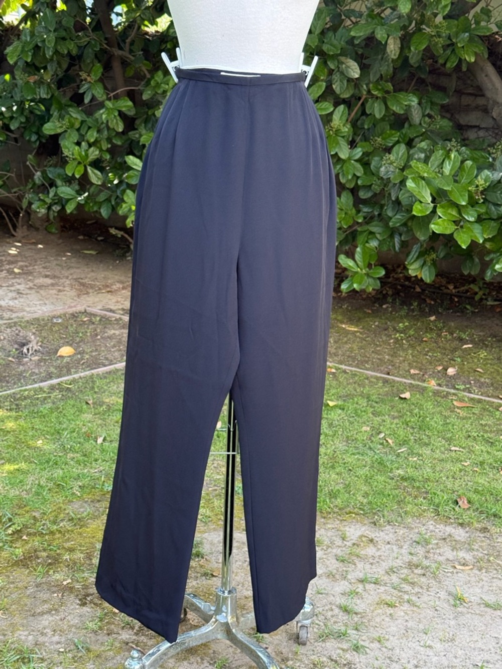 Magid Bernard vintage wide-leg silk trousers - size M